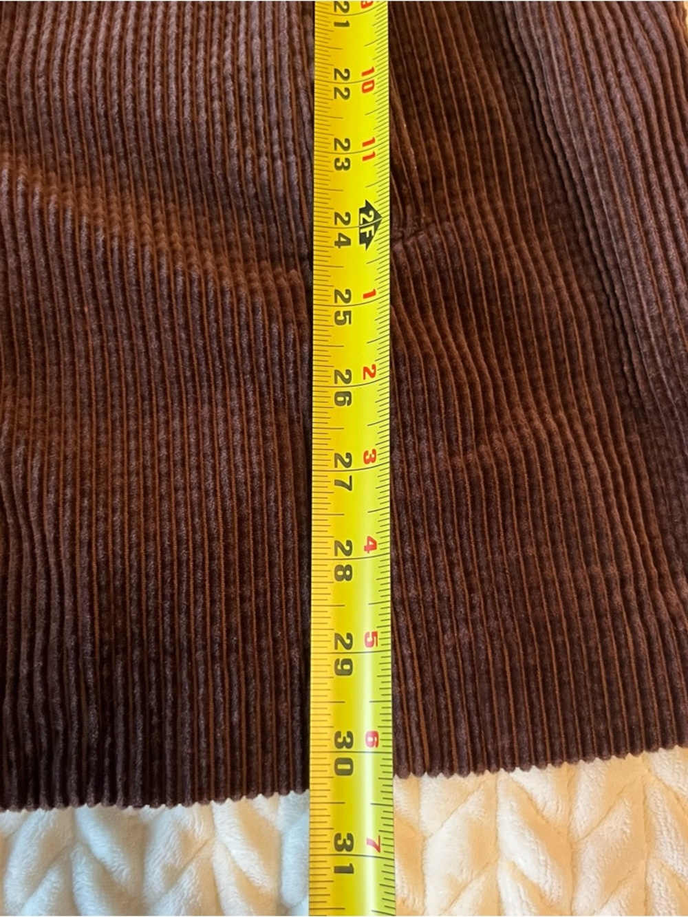 J.Jill Women Brown Corduroy Button-Front Jacket with Velvet Trim Size Medium - Picture 10 of 14